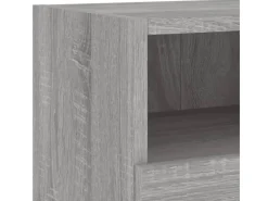 vidaXL 5-Tlg Wohnwand Grau Sonoma Holzwerkstoff 3216544