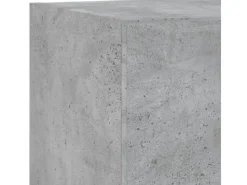 vidaXL 5-tlg. Wohnwand mit LED-Beleuchtung Betongrau Holzwerkstoff Modell 7