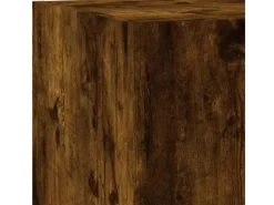 New vidaXL 5-Tlg Wohnwand mit LED-Beleuchtung Räuchereiche Holzwerkstoff 3216829