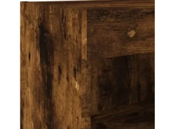 vidaXL 8-Tlg Wohnwand mit LED-Beleuchtung Räuchereiche Holzwerkstoff 3216637 Raucheiche