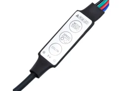 Hot vidaXL 4-Tlg Wohnwand mit LED-Beleuchtung Räuchereiche Holzwerkstoff 3216822