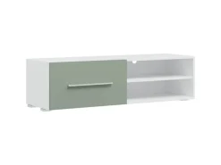 vidaXL 5-Tlg Wohnwand mit LED-Beleuchtung Holzwerkstoff 3324232