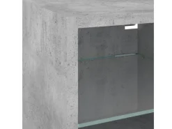 vidaXL 8-Tlg Wohnwand mit LED-Beleuchtung Holzwerkstoff 3216636