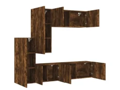 Sale vidaXL 5-Tlg Wohnwand Räuchereiche Holzwerkstoff 3216493 Raucheiche