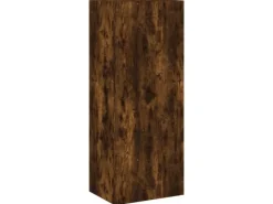 vidaXL 5-Tlg Wohnwand Räuchereiche Holzwerkstoff 3216461