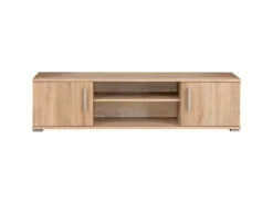 Sale vidaXL TV Wohnwand mit LED-Leuchten Sonoma Eiche