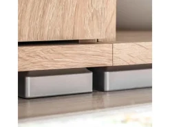 Sale vidaXL TV Wohnwand mit LED-Leuchten Sonoma Eiche