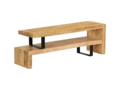 vidaXL TV-Lowboard Massivholz Mango