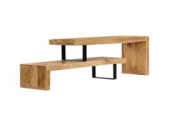 vidaXL TV-Lowboard Massivholz Mango