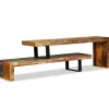 vidaXL TV-Schrank Altholz Massiv Modell 2