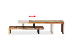 vidaXL TV-Schrank Altholz Massiv Modell 2