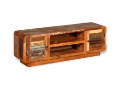 Hot vidaXL TV-Schrank Altholz Massiv 120x30x40 cm