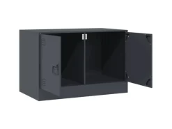 vidaXL TV-Schrank Anthrazit 67x39x44 cm Stahl Modell 3