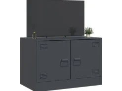 vidaXL TV-Schrank Anthrazit 67x39x44 cm Stahl Modell 3