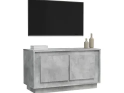 vidaXL TV-Schrank Betongrau 80x35x45 cm Holzwerkstoff