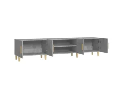 vidaXL TV-Schrank Betongrau 180x31,5x40 cm Holzwerkstoff Modell 1