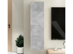 vidaXL TV-Schrank Betongrau 30,5x30x110 cm Holzwerkstoff