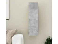 vidaXL TV-Schrank Betongrau 30,5x30x110 cm Holzwerkstoff