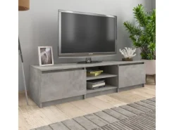 vidaXL TV-Schrank Betongrau 140x40x35,5 cm Holzwerkstoff