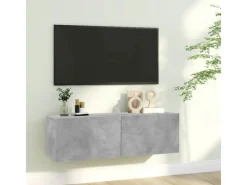 vidaXL TV-Schrank Betongrau 100x30x30 cm Holzwerkstoff