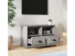 vidaXL TV-Schrank Grau Sonoma 80x35x50 cm Holzwerkstoff