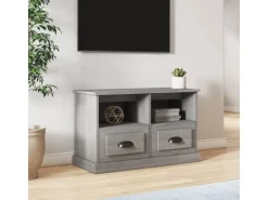 vidaXL TV-Schrank Grau Sonoma 80x35x50 cm Holzwerkstoff