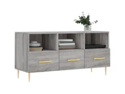 Discount vidaXL TV-Schrank Grau Sonoma 102x36x50 cm Holzwerkstoff Modell 9