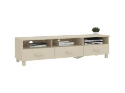 Sale vidaXL TV-Schrank HAMAR Honigbraun 158x40x40 cm Massivholz Kiefür
