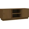 Discount vidaXL TV-Schrank Honigbraun 110x35x40,5 cm Massivholz Kiefür