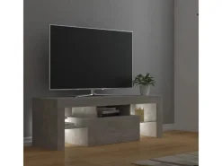 Clearance vidaXL TV-Schrank mit LED-Beleuchtung Betongrau 120x35x40 cm Modell 2