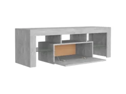 Clearance vidaXL TV-Schrank mit LED-Beleuchtung Betongrau 120x35x40 cm Modell 2