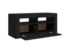 Clearance vidaXL TV-Schrank mit LED-Beleuchtung Schwarz 90x35x40 cm