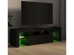 Hot vidaXL TV-Schrank mit LED-Beleuchtung Schwarz 140x36,5x40 cm
