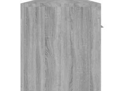 vidaXL TV-Schrank mit LED-Leuchten Grau Sonoma 140x36,5x40 cm Modell 1