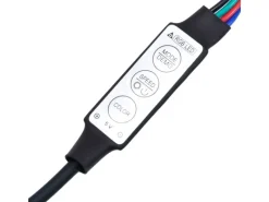 vidaXL TV-Schrank mit LED-Leuchten Betongrau 120x30x50 cm