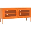 vidaXL TV-Schrank Orange 105x35x50 cm Stahl