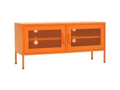 vidaXL TV-Schrank Orange 105x35x50 cm Stahl