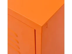 Outlet vidaXL TV-Schrank Orange 105x35x50 cm Stahl Modell 1