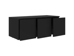 Discount vidaXL TV-Schrank Schwarz 80x34x30 cm Holzwerkstoff