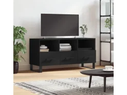 vidaXL TV-Schrank Schwarz 102x36x50 cm Holzwerkstoff Modell 3
