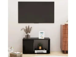 vidaXL TV-Schrank Schwarz 60x24x32 cm Holzwerkstoff