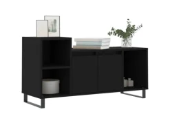 vidaXL TV-Schrank Schwarz 100x35x55 cm Holzwerkstoff Modell 4