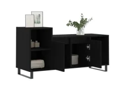 vidaXL TV-Schrank Schwarz 100x35x55 cm Holzwerkstoff Modell 4