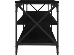 New vidaXL TV-Schrank Schwarz 140x40x50 cm Holzwerkstoff