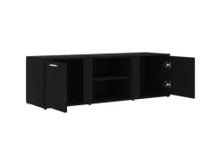vidaXL TV-Schrank Schwarz 120x34x37 cm Holzwerkstoff