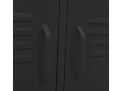 vidaXL TV-Schrank Schwarz 105x35x50 cm Stahl Modell 1