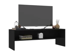 vidaXL TV-Schrank Schwarz 120x40x40 cm Holzwerkstoff
