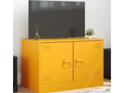 vidaXL TV-Schrank Senfgelb 67x39x44 cm Stahl Modell 2
