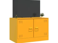 vidaXL TV-Schrank Senfgelb 67x39x44 cm Stahl Modell 2