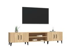 vidaXL TV-Schrank Sonoma-Eiche 180x31,5x40 cm Holzwerkstoff